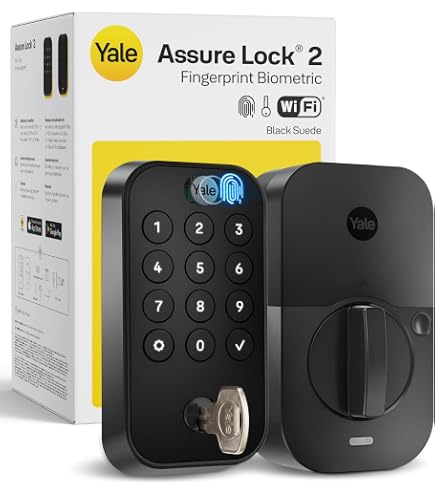Yale Z-Wave Smart Lock Deadbolt, Keypad & Fingerprint Access
